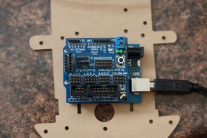 Arduino card and Sensor Shield V5